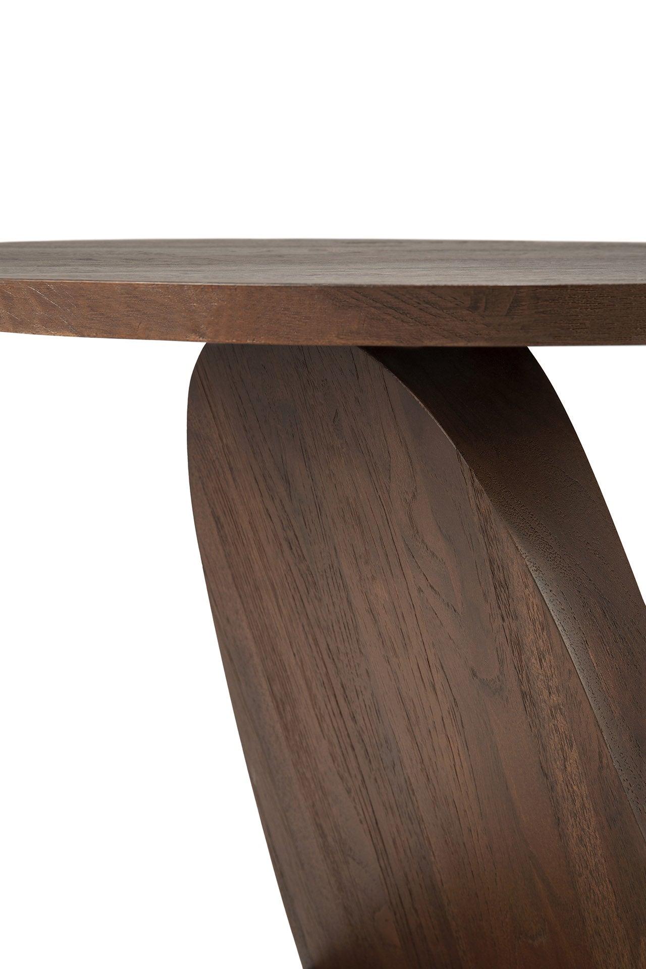 Teak-Oblic-brown-side-table-varnished-FSC100-Goode-Studio