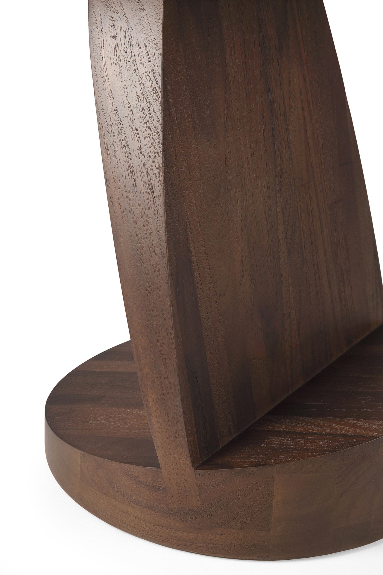 Teak-Oblic-brown-side-table-varnished-FSC100-Goode-Studio