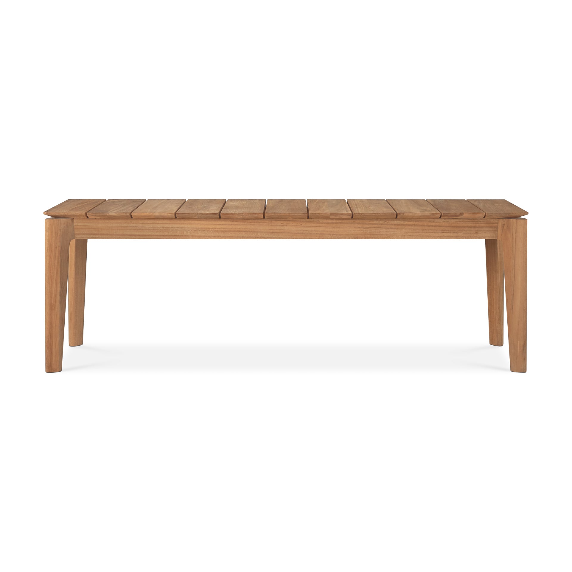 Bok-outdoor-bench-frame-teak-front-cut-Goode-Studio