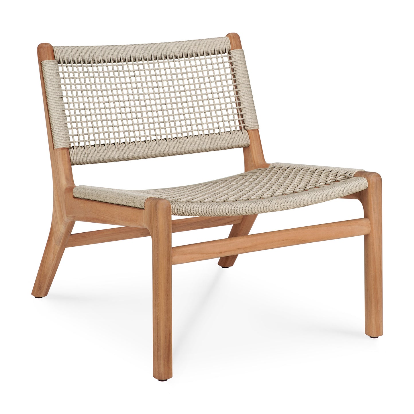 Jack-Woven-outdoor-lounge-chair-teak-beige-front-cut-Goode-Studio