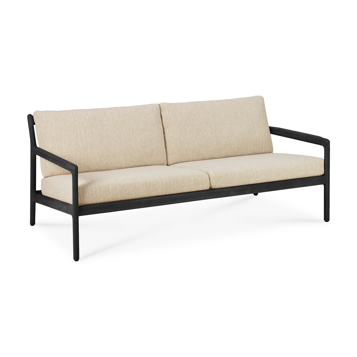 Teak-Black-Jack-outdoor-sofa-2-seater-front-cut-Goode-Studio