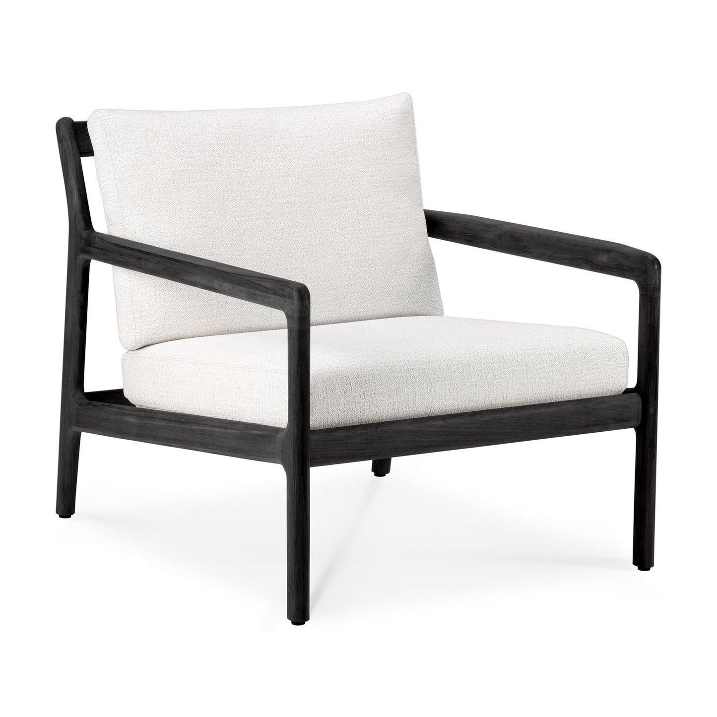 Teak-black-Jack-outdoor-sofa-1-seater-off-white-cushions-side-cut-Goode-Studio