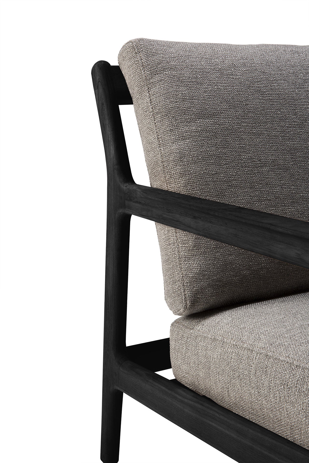 Teak-black-Jack-outdoor-sofa-1seater-mocha-Goode-Studio