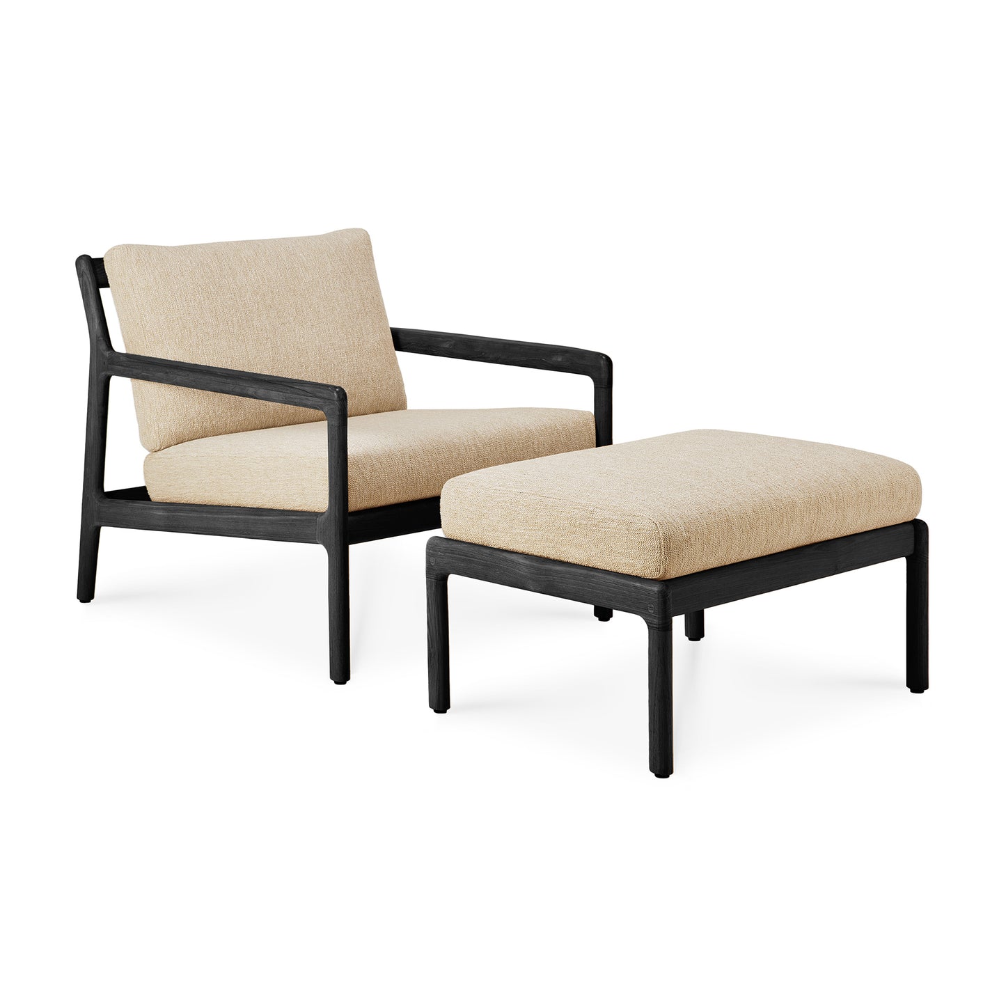 Teak-black-Jack-outdoor-footstool-natural-profile-cut-Goode-Studio
