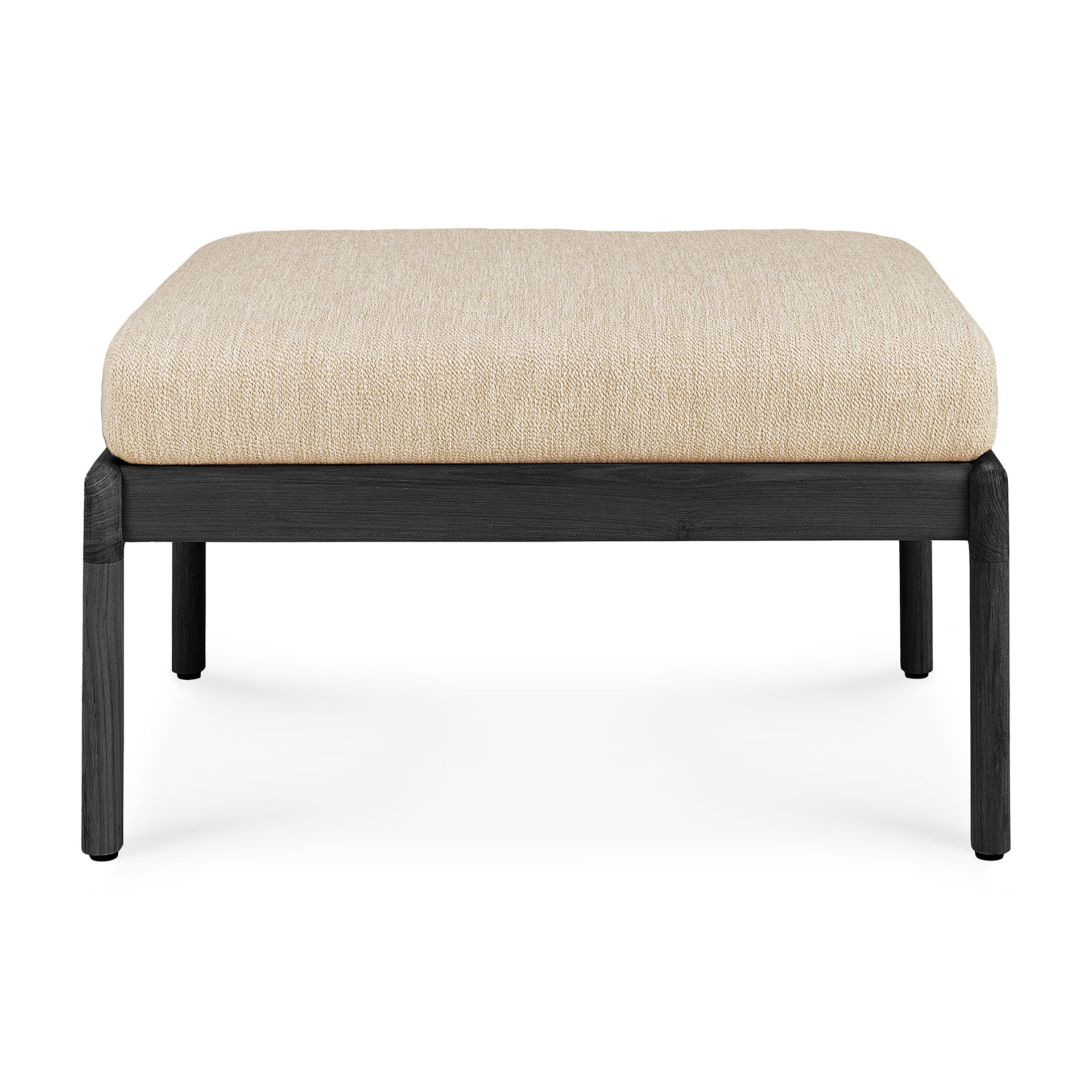 Teak-black-Jack-outdoor-footstool-natural-side-cut-Goode-Studio