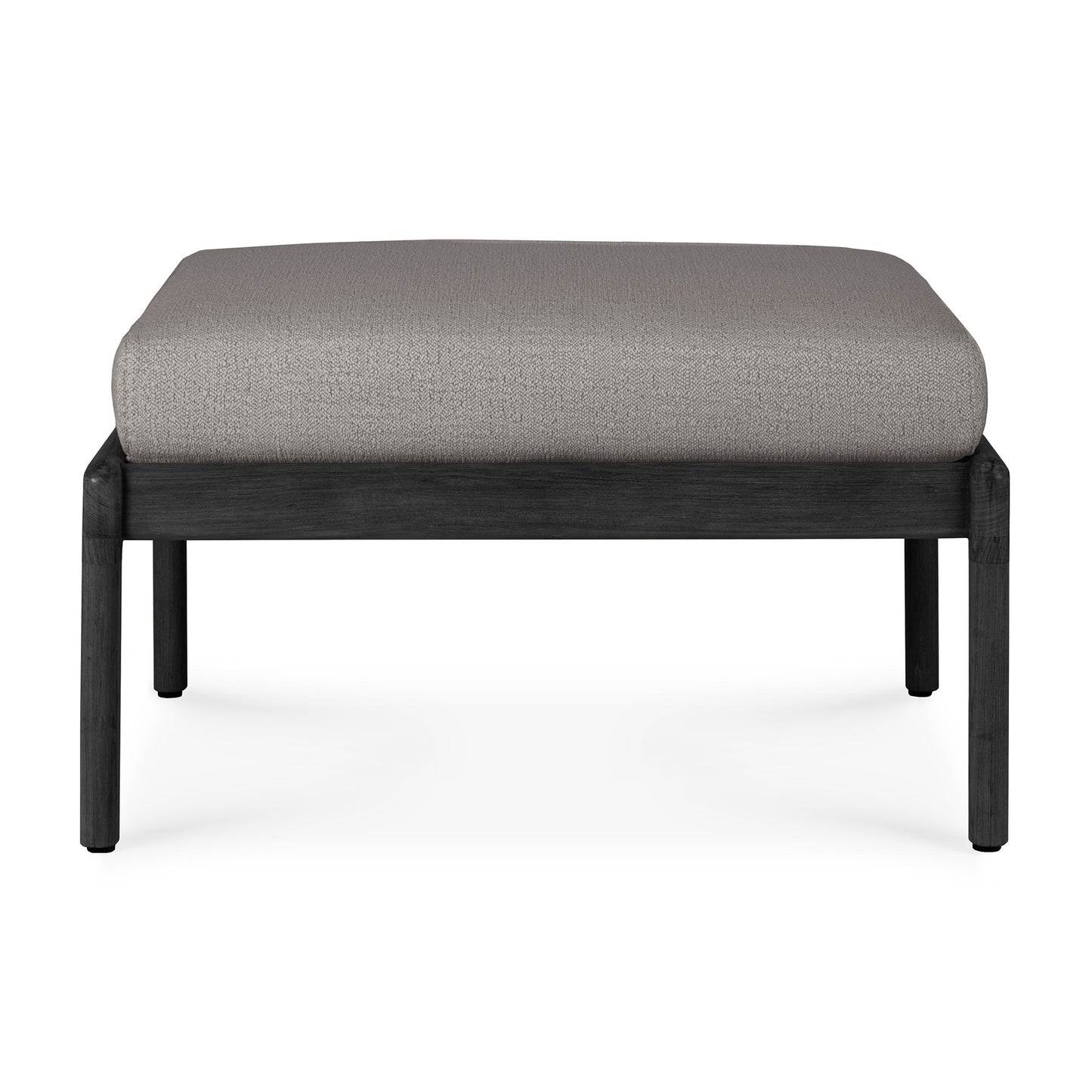 Teak-black-Jack-outdoor-footstool-mocha-front-cut-Goode-Studio