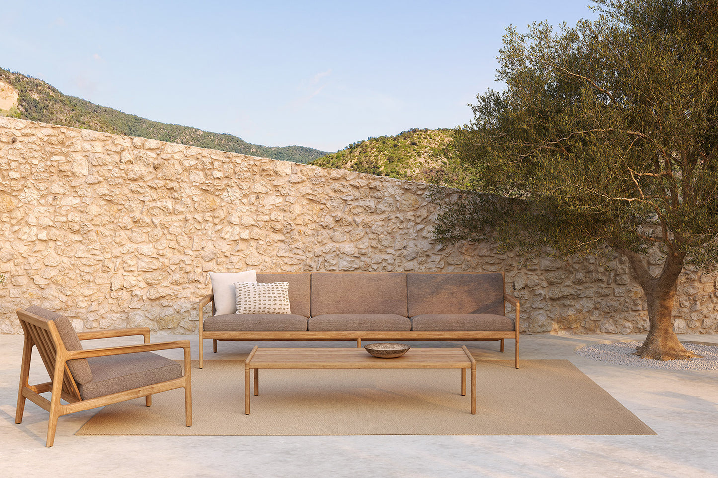 Jack Outdoor Coffee Table, Large - Goode Studio