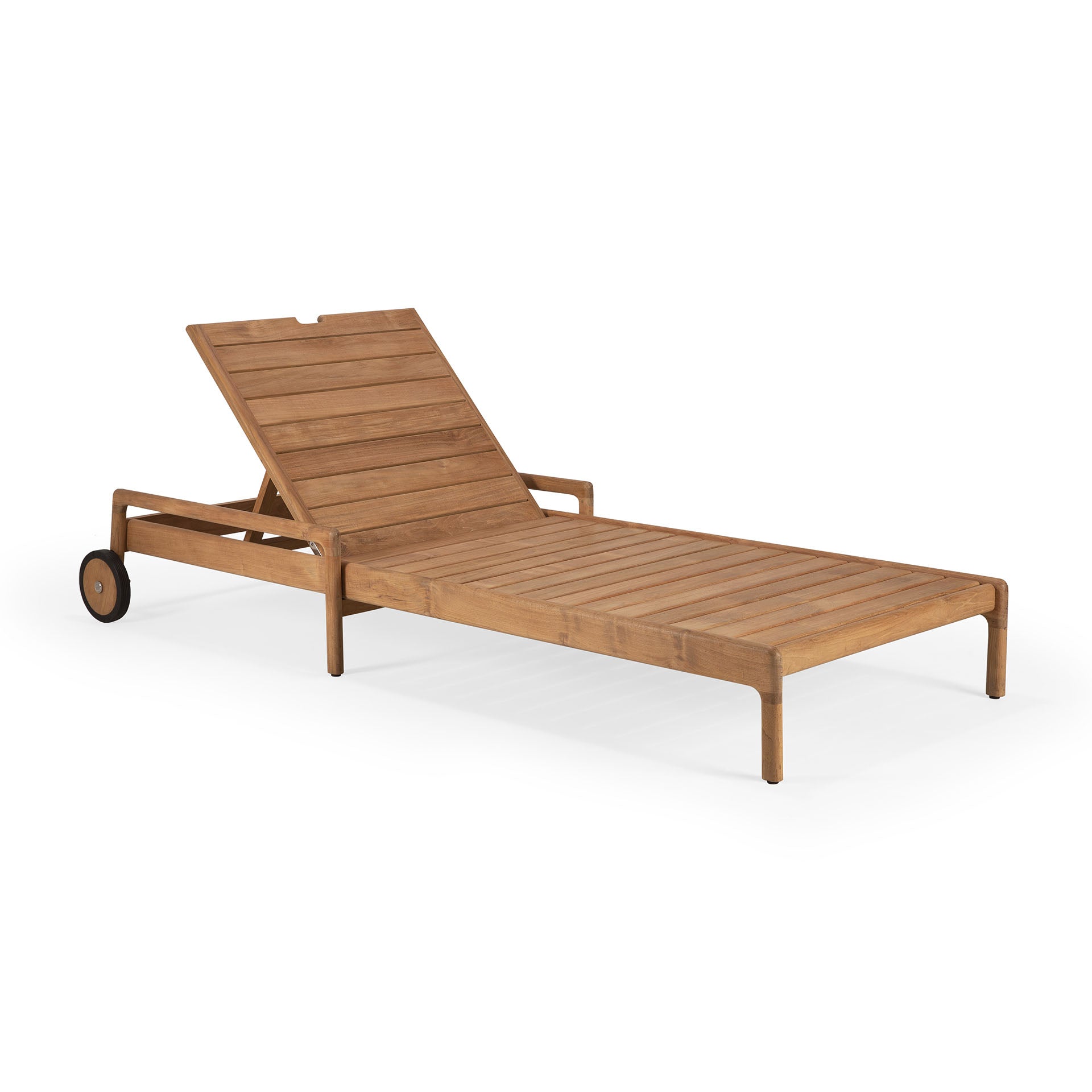 Jack Outdoor Adjustable Lounger Frame - Teak
