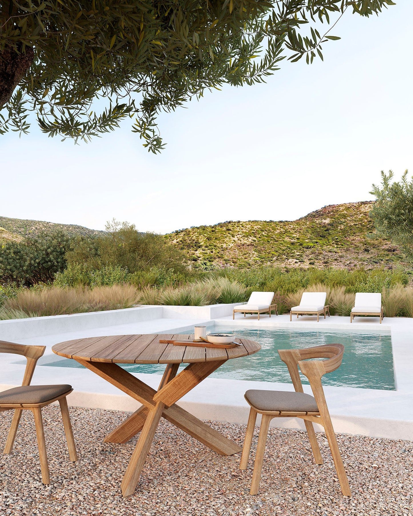 Circle Outdoor Dining Table - Goode Studio