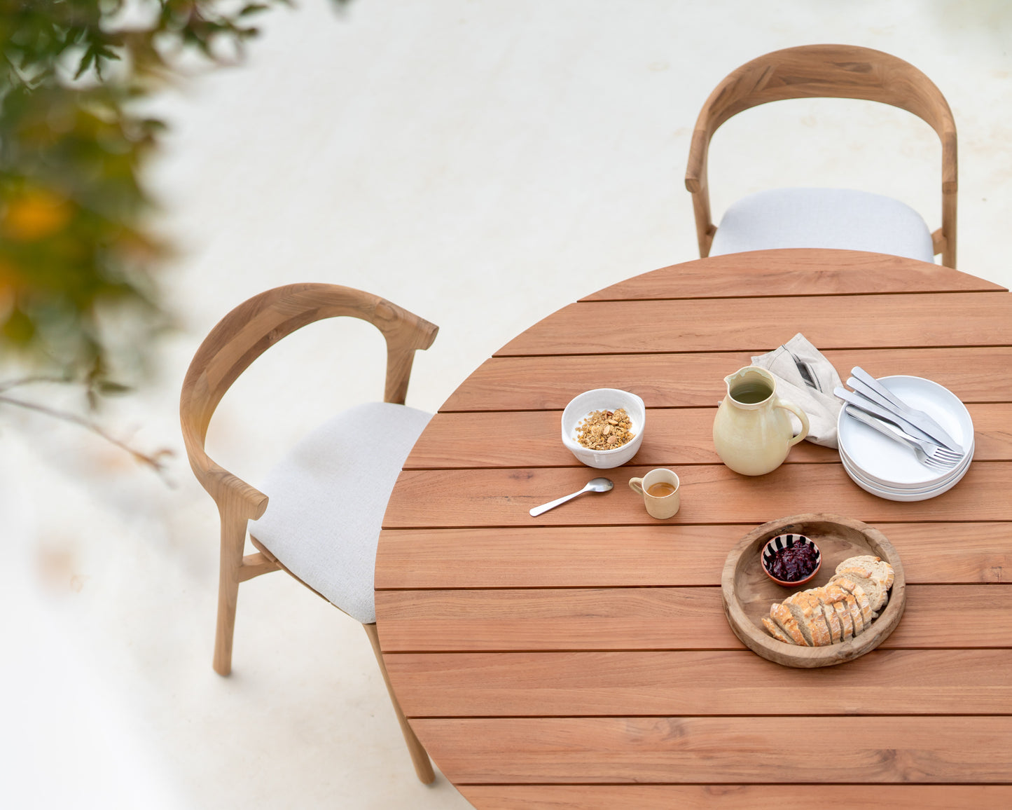 Circle Outdoor Dining Table - Goode Studio