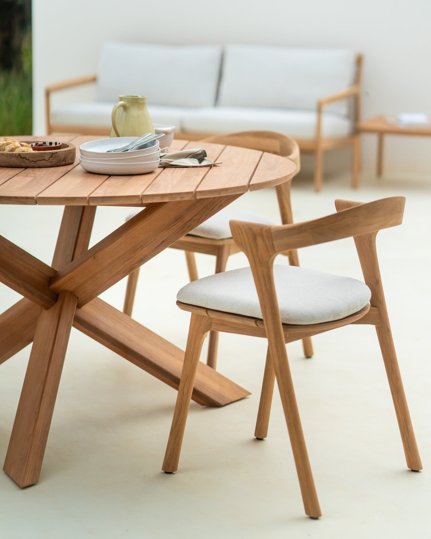 Circle Outdoor Dining Table - Goode Studio