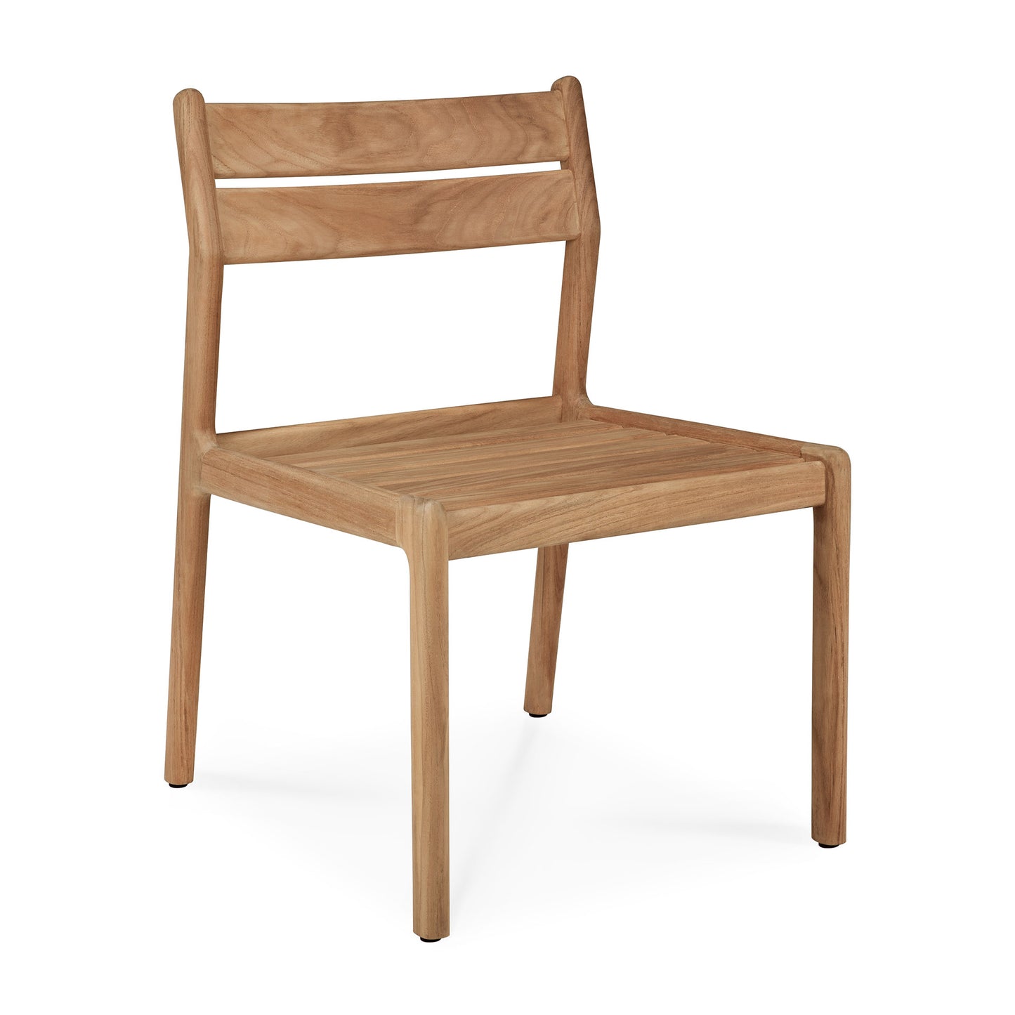 Jack-outdoor-dining-chair-frame-teak-front-cut-Goode-Studio