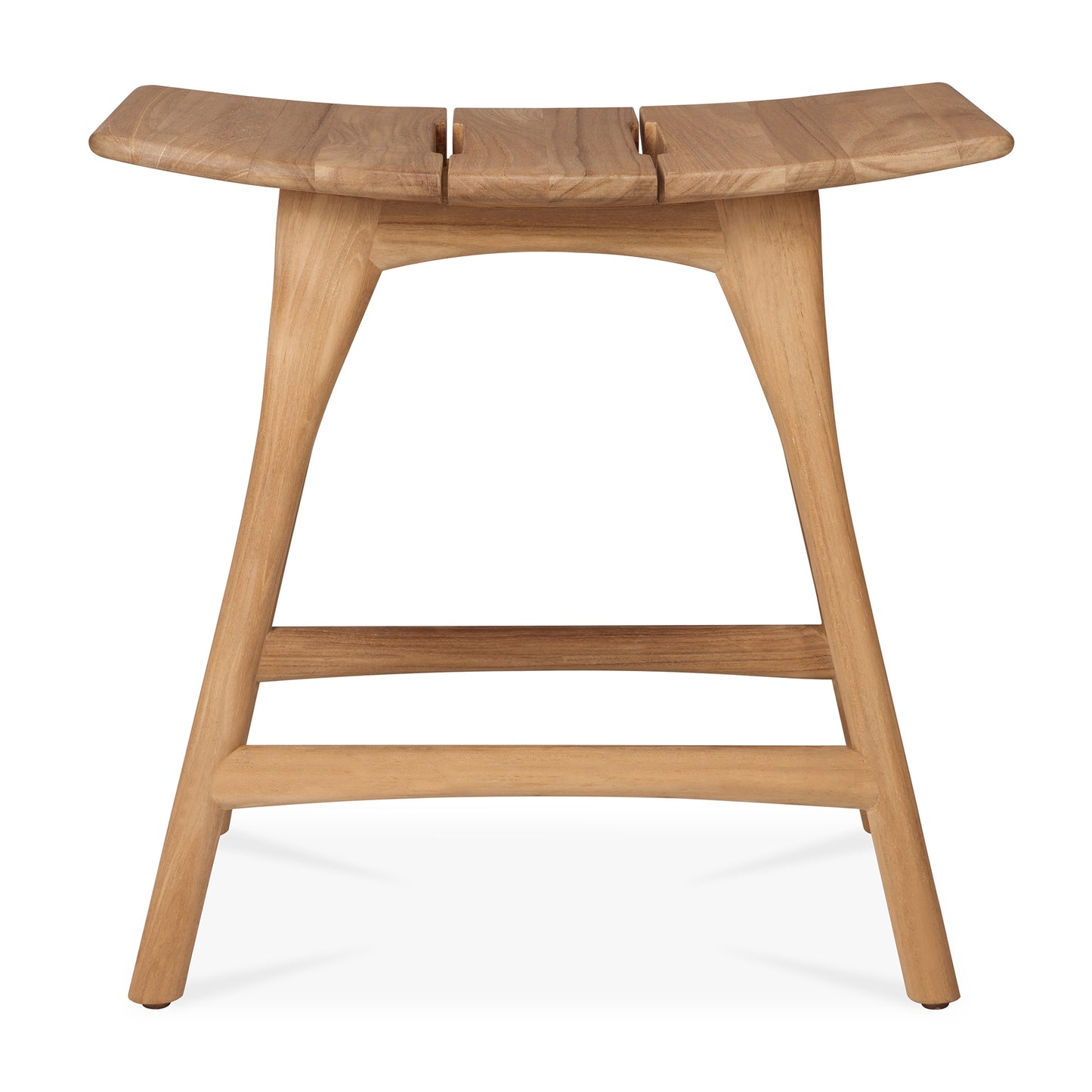 Osso-outdoor-stool-frame-teak-profile-cut-Goode-Studio