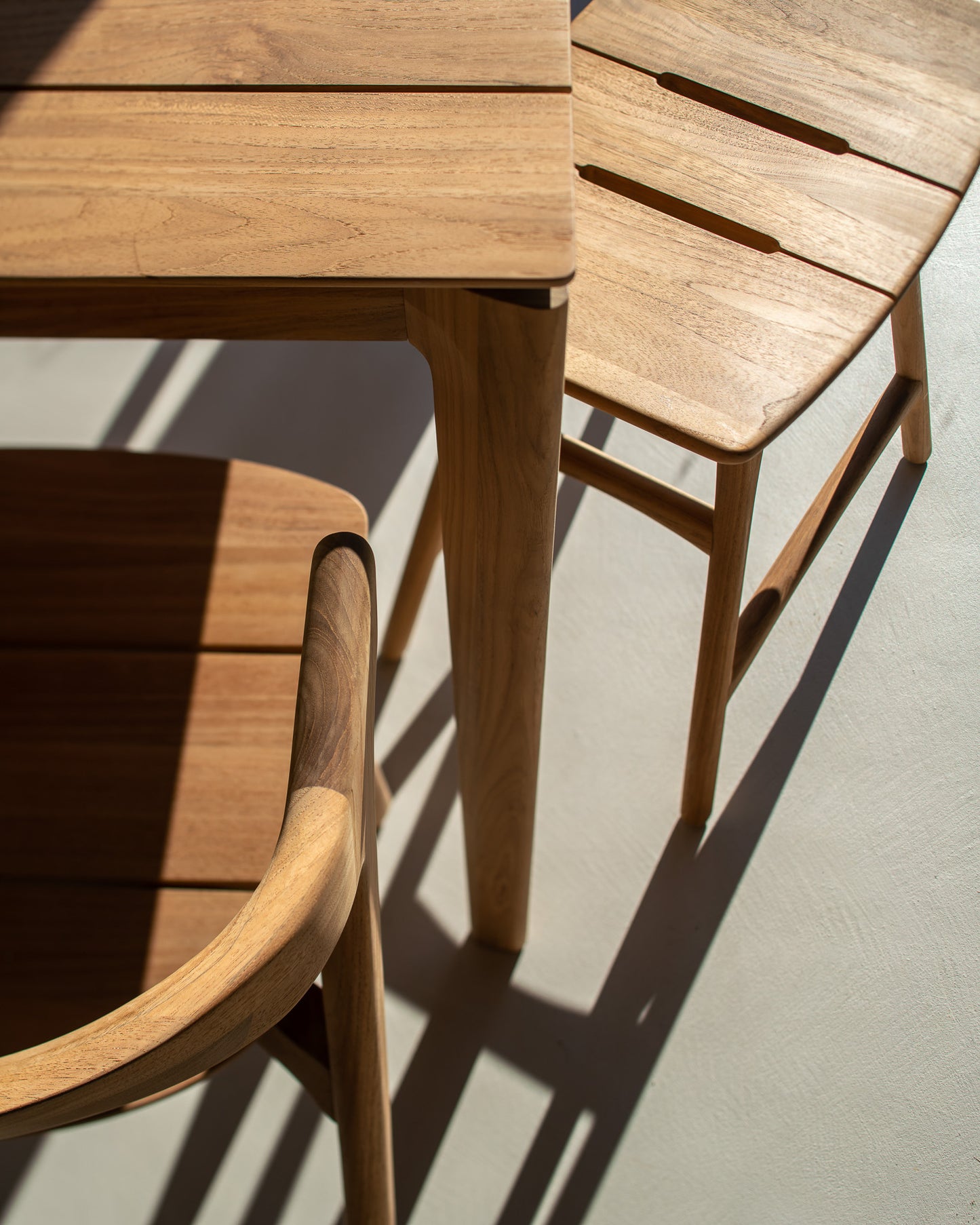 Bok-outdoor-dining-table-Bok-outdoor-dining-chair-Osso-outdoor-stool-Goode-Studio