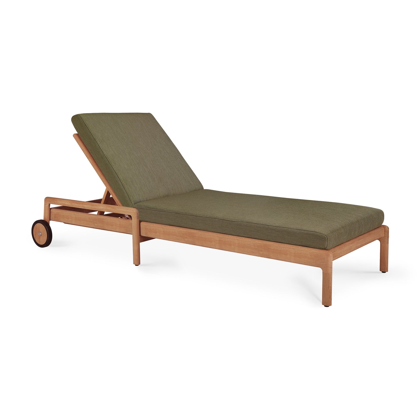 Jack Outdoor Adjustable Teak Lounger - Goode Studio