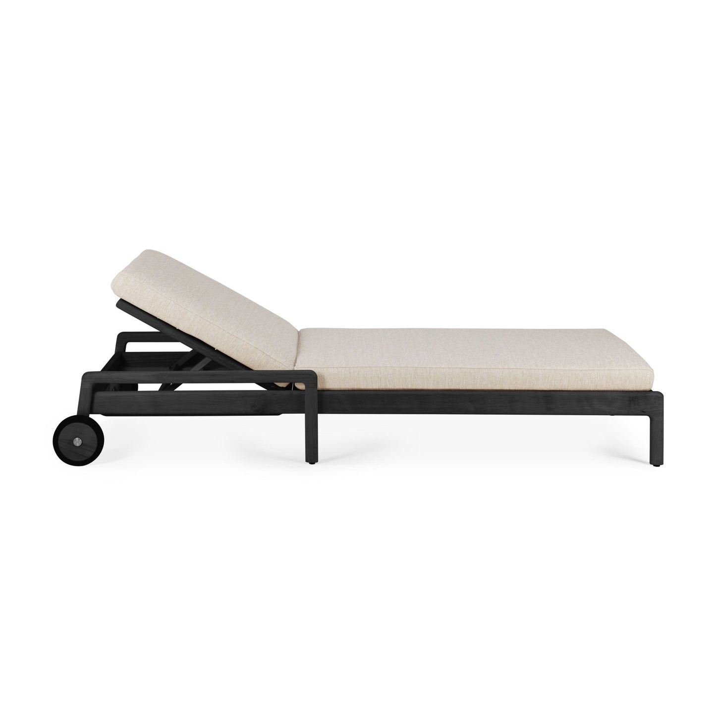 Jack-outdoor-adjustable-lounger-teak-black-Natural-fabric-side-cut-Goode-Studio