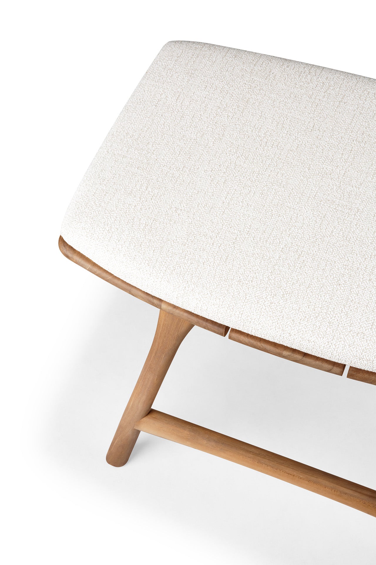 Osso Outdoor Stool, Off White Cushion - Goode Studio