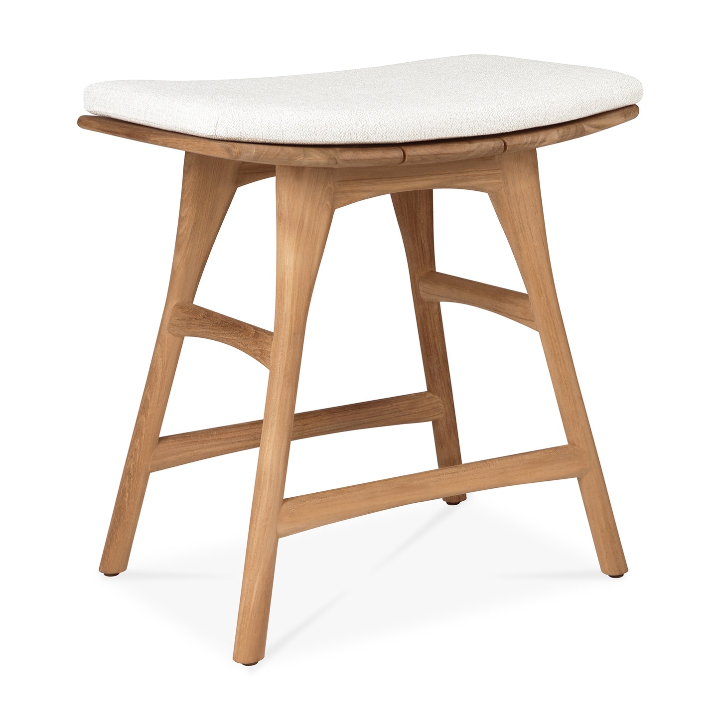 Osso Outdoor Stool, Off White Cushion - Goode Studio