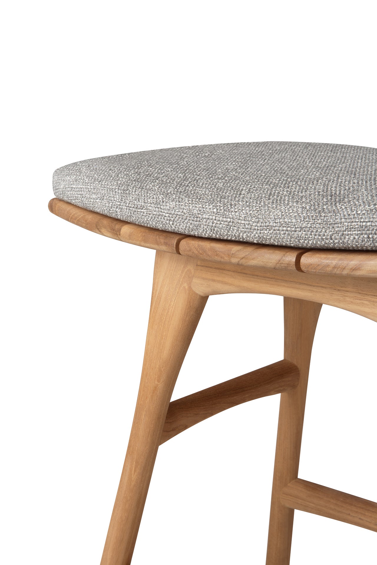 Osso Outdoor Stool, Mocha Cushion - Goode Studio