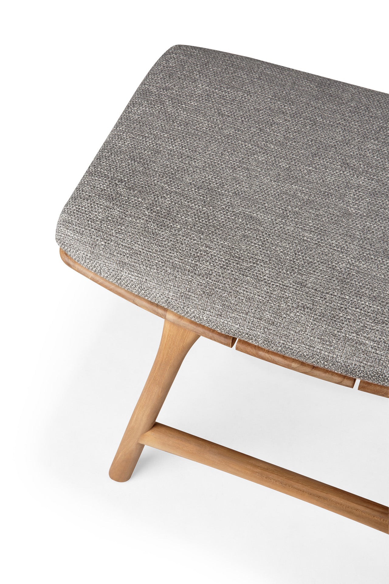 Osso-outdoor-stool-teak-Mocha-fabric-cut-Goode-Studio