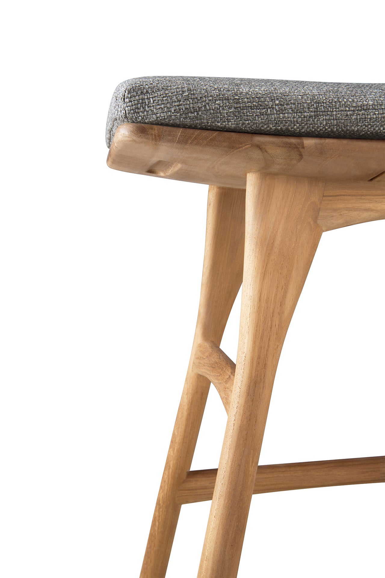 Osso Outdoor Stool, Mocha Cushion - Goode Studio