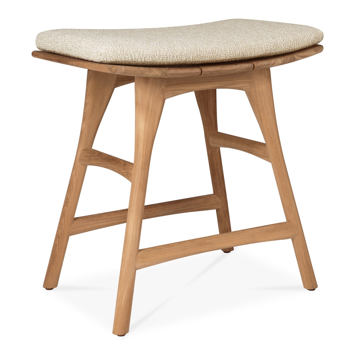 Osso Outdoor Stool, Natural Cushion - Goode Studio