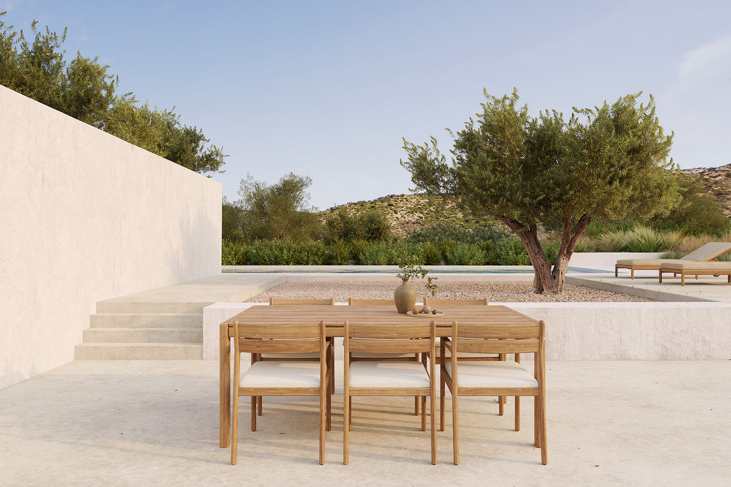 Jack-outdoor-dining-chair-Off-White-cushion-Jack-outdoor-dining-table-Jack-outdoor-adjustable-lounger-Natural-cushion-Goode-Studio
