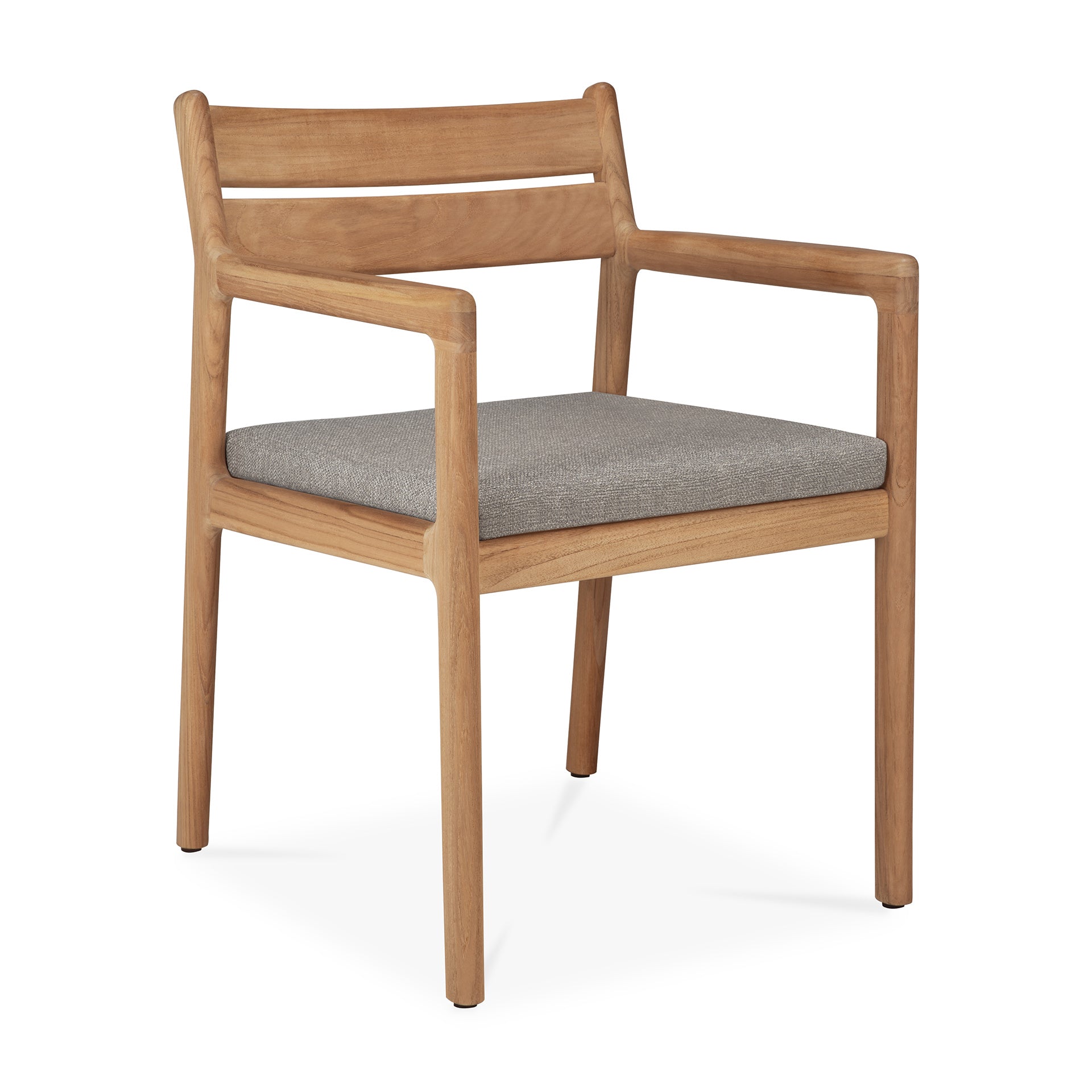 Jack-outdoor-armchair-teak-Mocha-fabric-front-cut-Goode-Studio