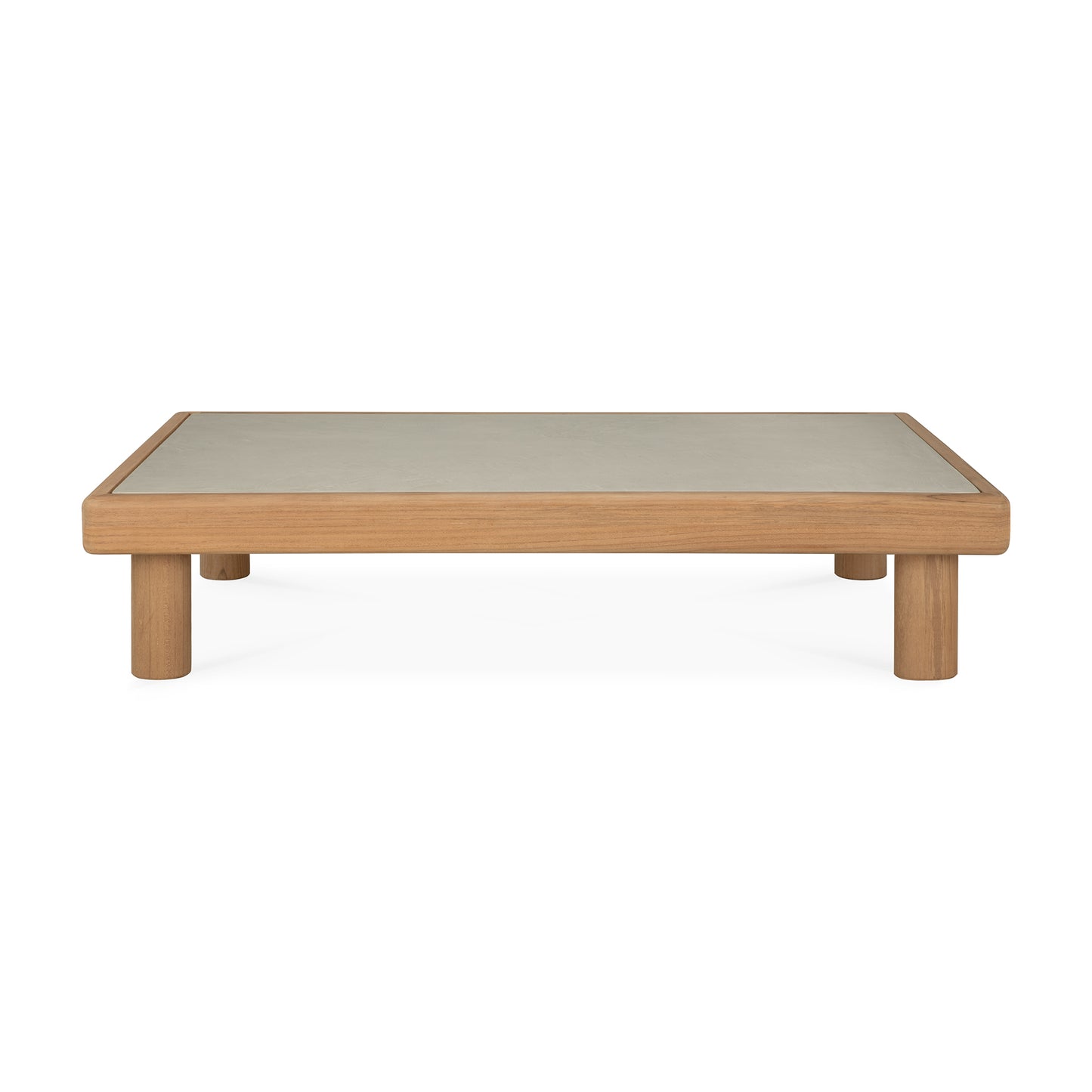Monocle Outdoor Coffee Table, Concrete Top - Goode Studio