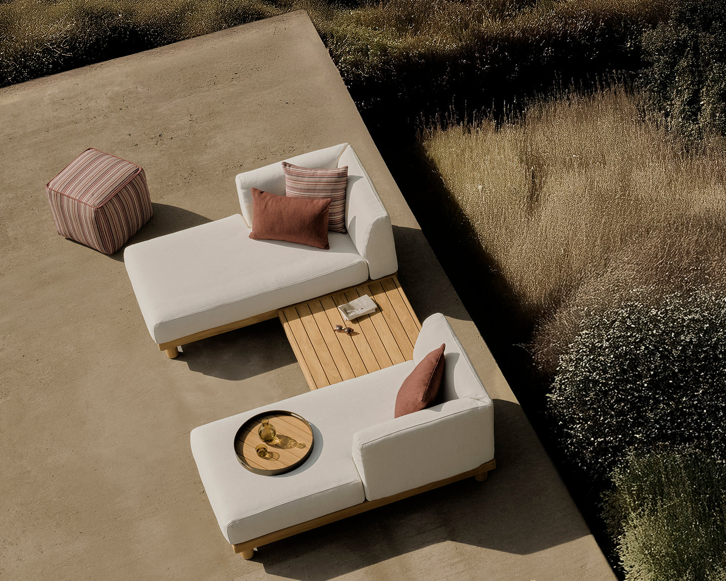 Monacle Outdoor Modular Sofa, Components - Goode Studio