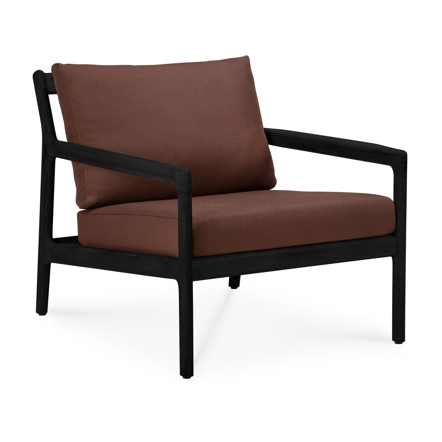 Jack Outdoor Lounge Chair, Teak Black - Goode Studio
