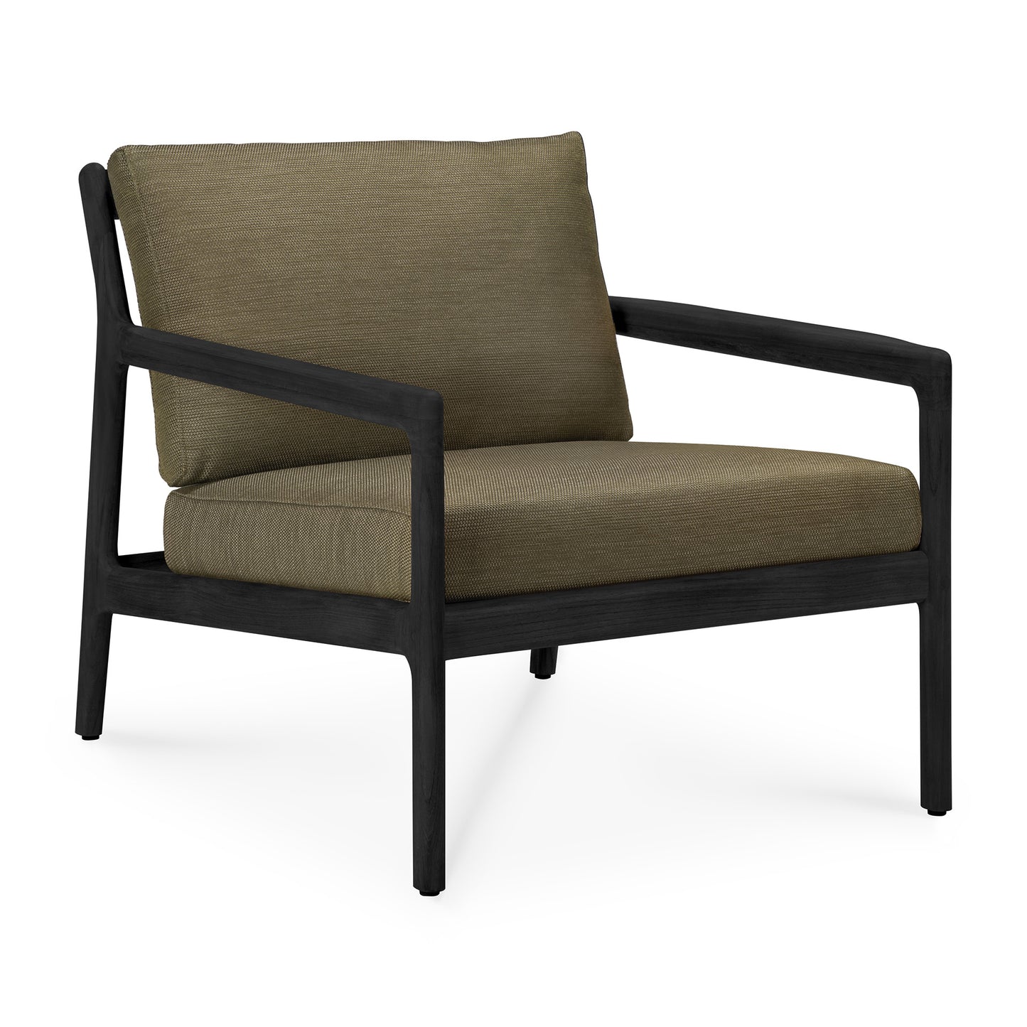 Jack Outdoor Lounge Chair, Teak Black - Goode Studio
