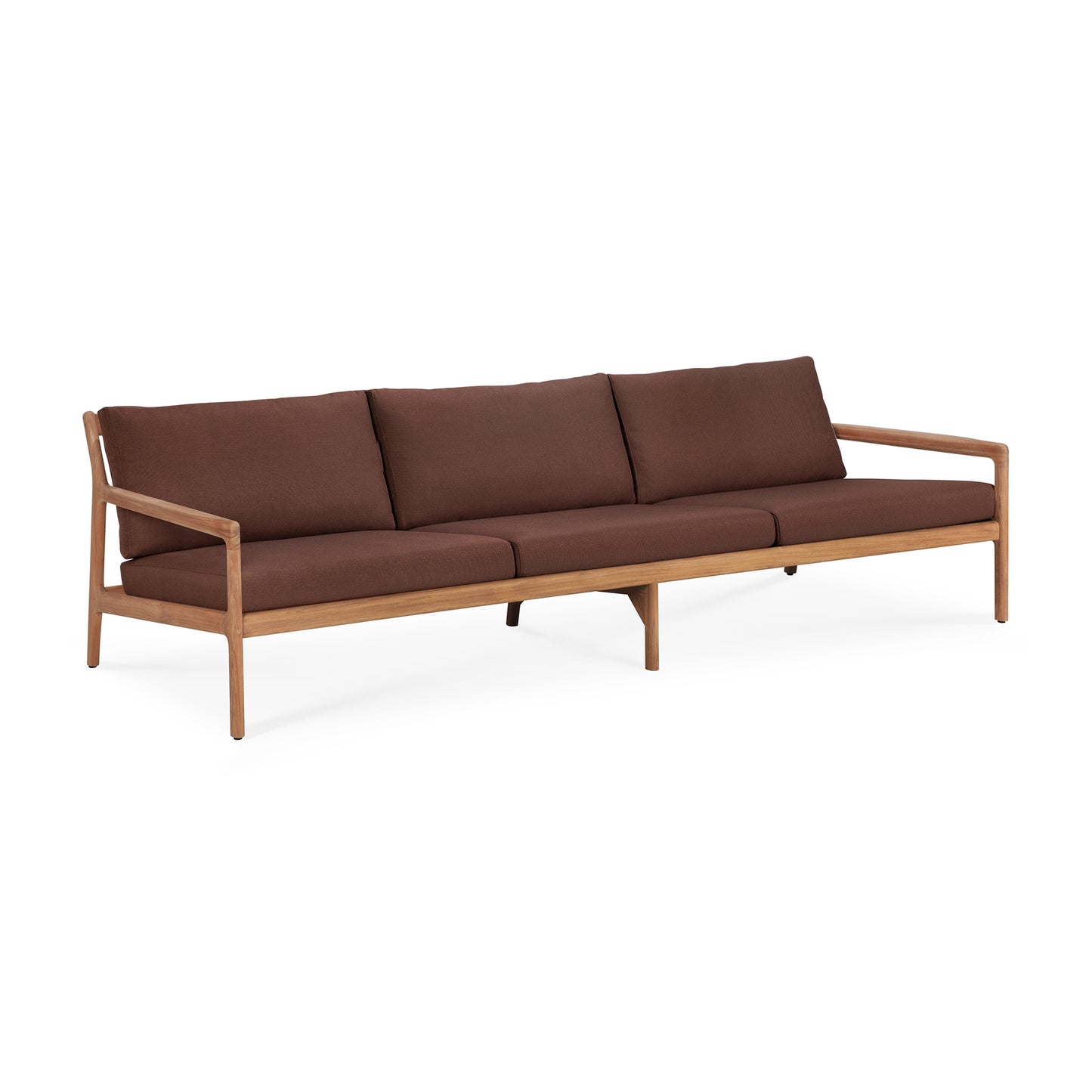 Jack 3 Seater Outdoor Sofa, Teak - Goode Studio
