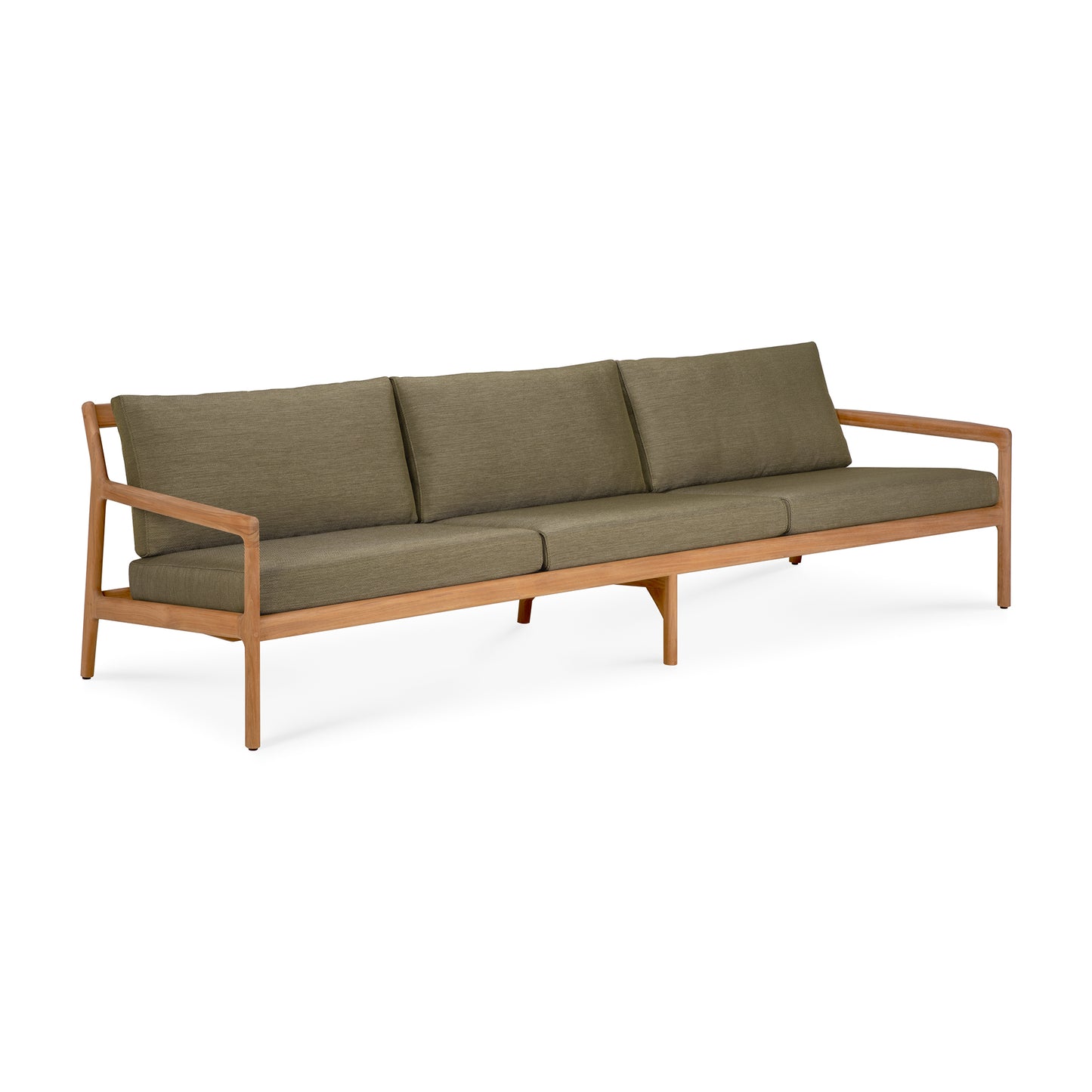 Jack 3 Seater Outdoor Sofa, Teak - Goode Studio