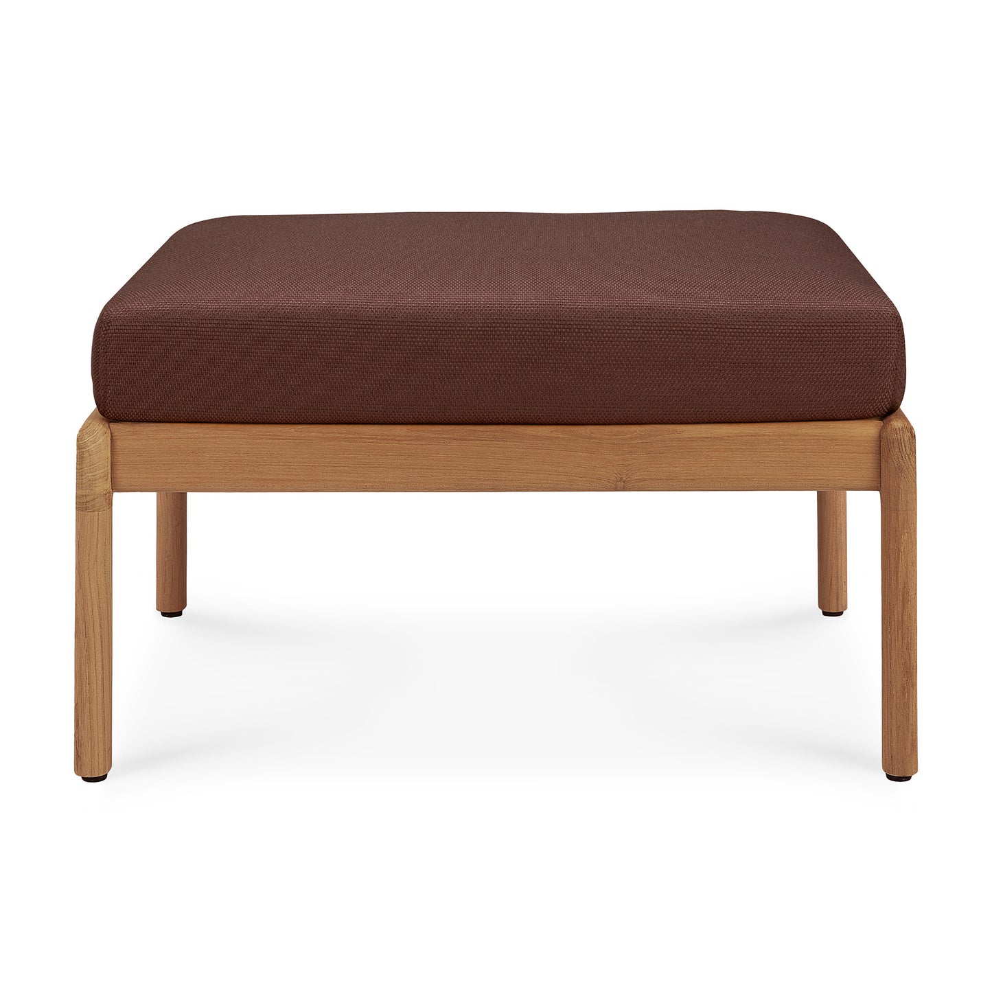 Jack Outdoor Footstool, Teak - Goode Studio