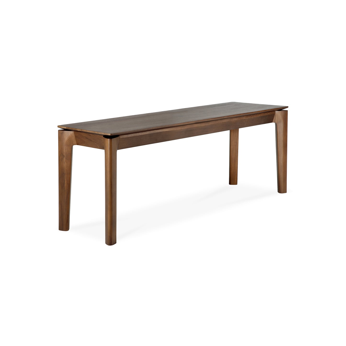 Bok-bench-varnished-teak-brown-side-cut-Goode-Studio