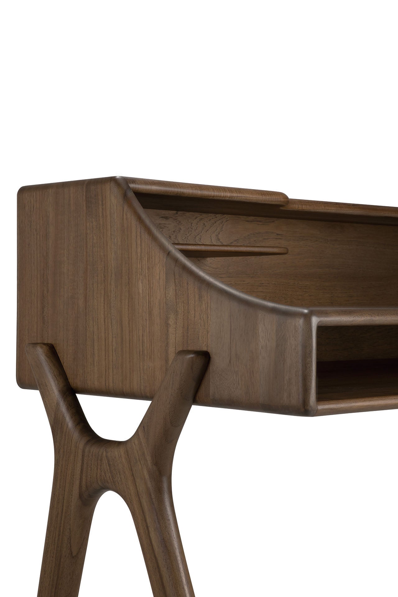 Flow Desk, Teak Wild Brown - Goode Studio