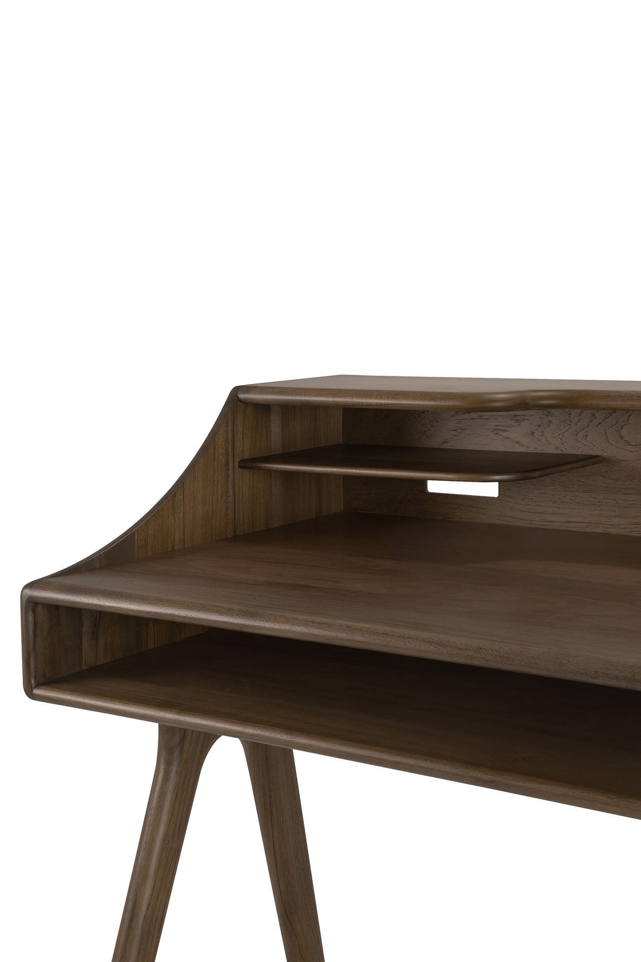 Flow Desk, Teak Wild Brown - Goode Studio