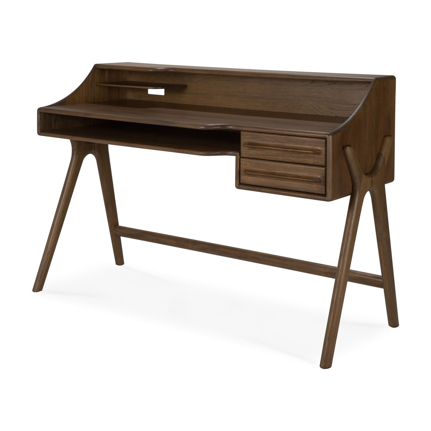 Flow Desk, Teak Wild Brown - Goode Studio
