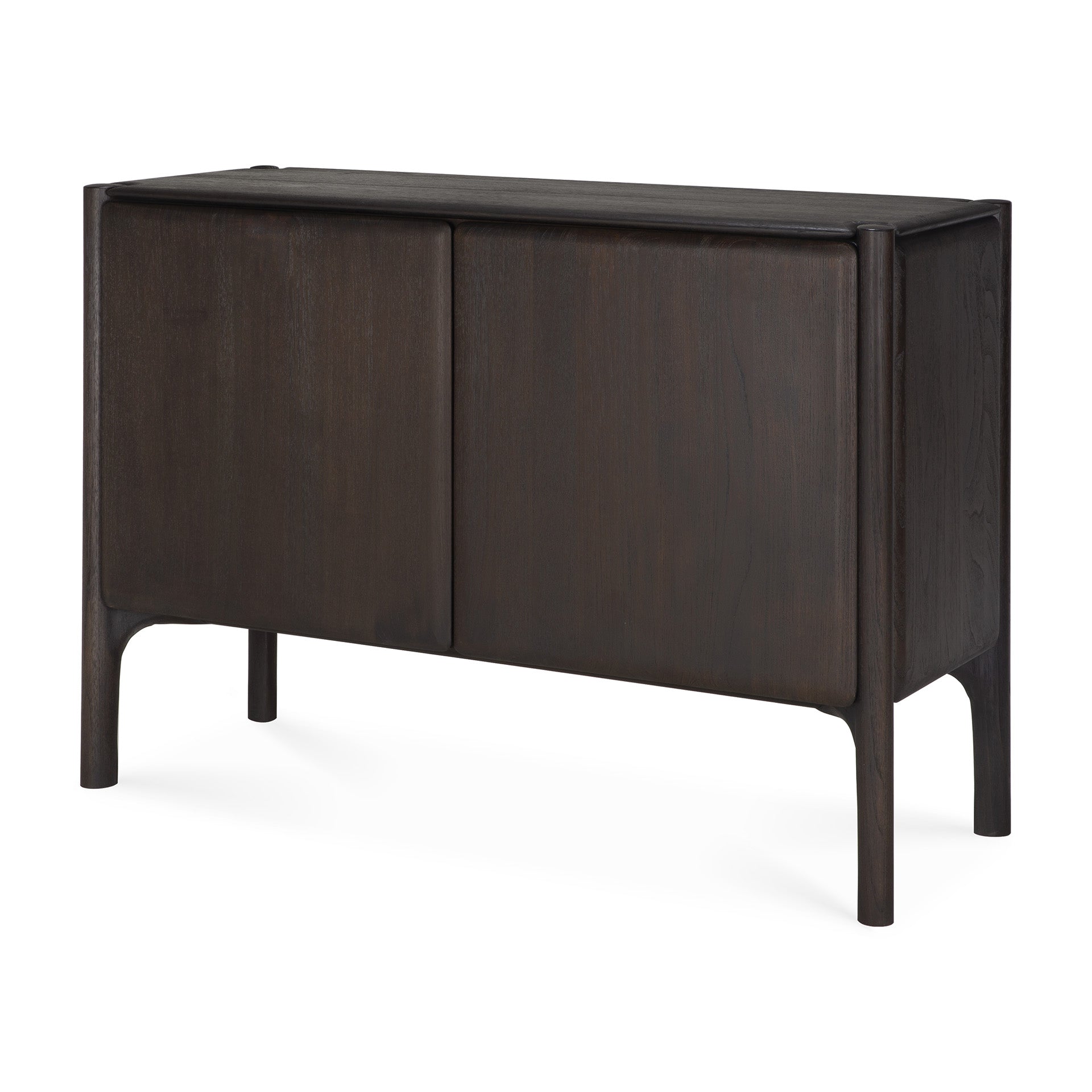 PI-sideboard-varnished-teak-dark-brown-2doors-side-cut-Goode-Studio