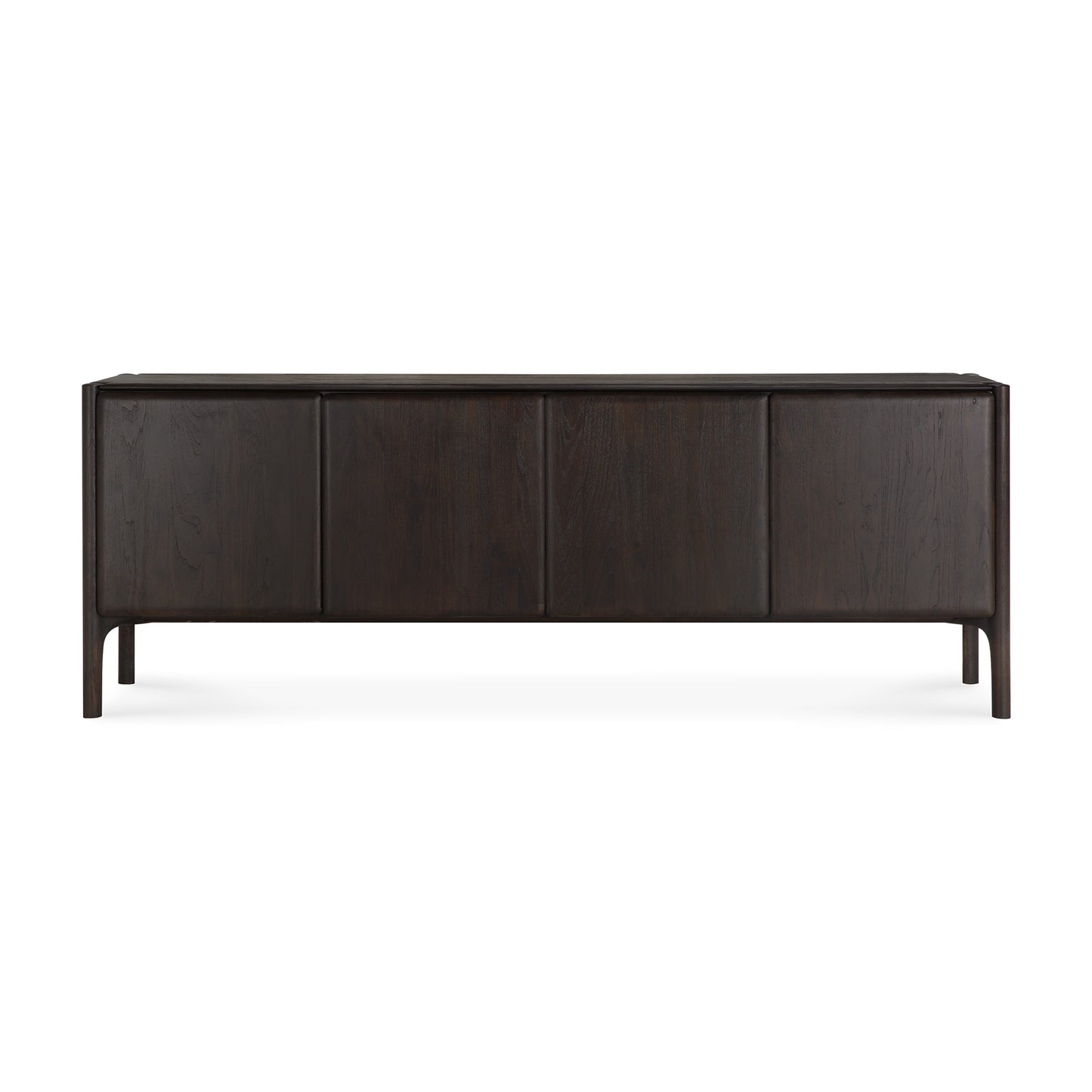 PI-sideboard-varnished-teak-dark-brown-4-doors-front-cut-Goode-Studio