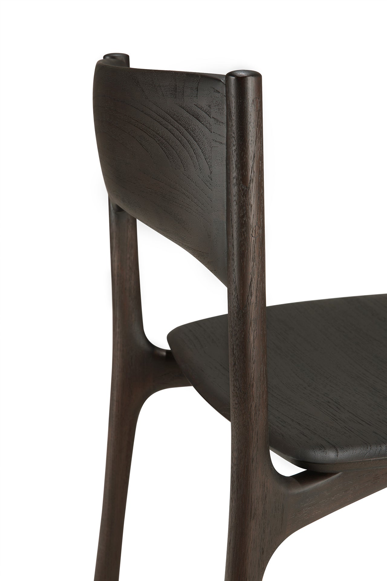 PI Dining Chair, Teak Dark Brown - Goode Studio