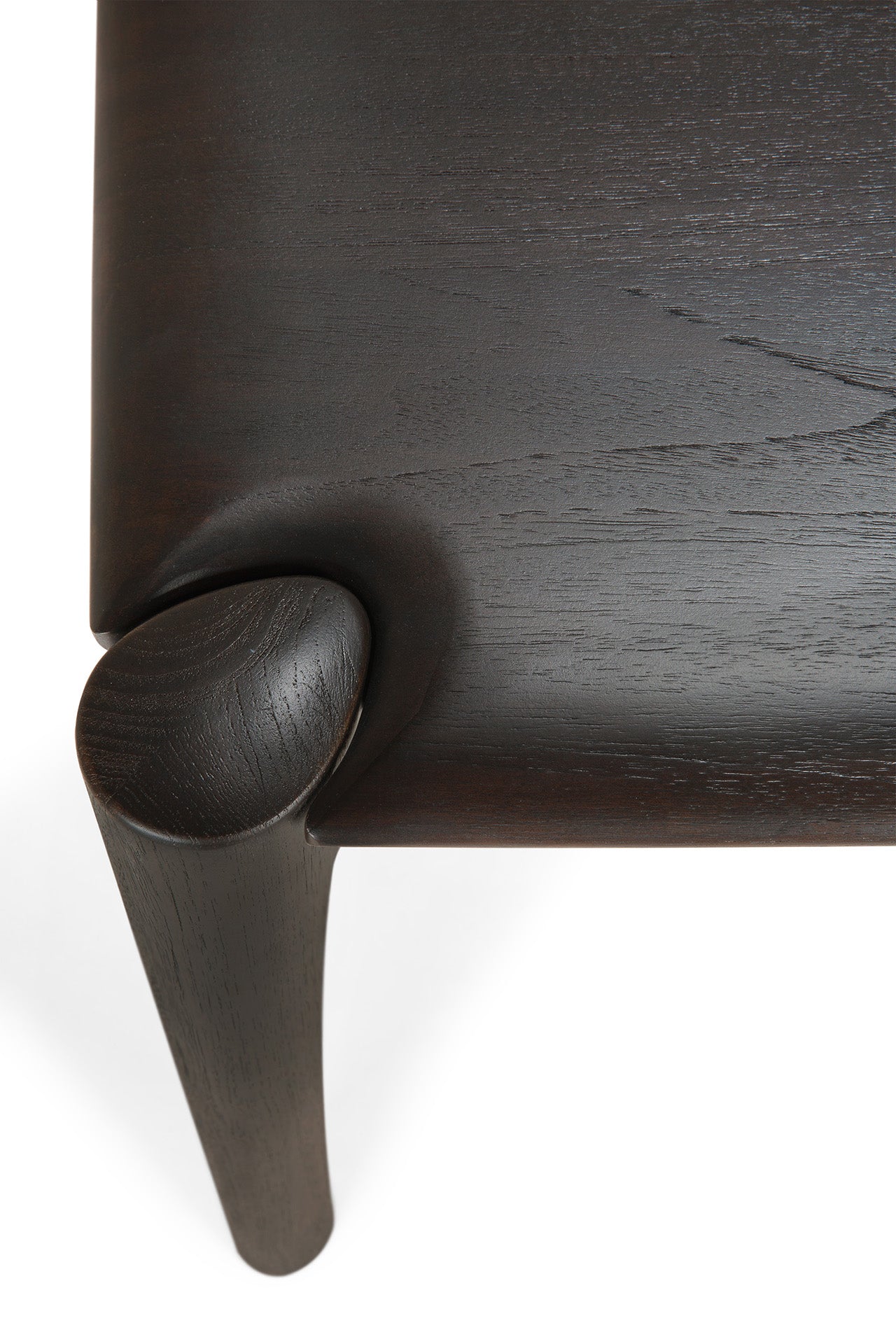 Solid teak dining table for hospitality and commercial seating
