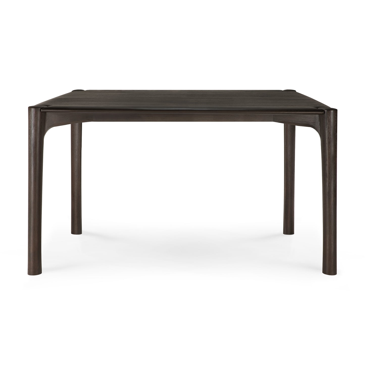 PI dining table dark brown teak solid wood dining table
