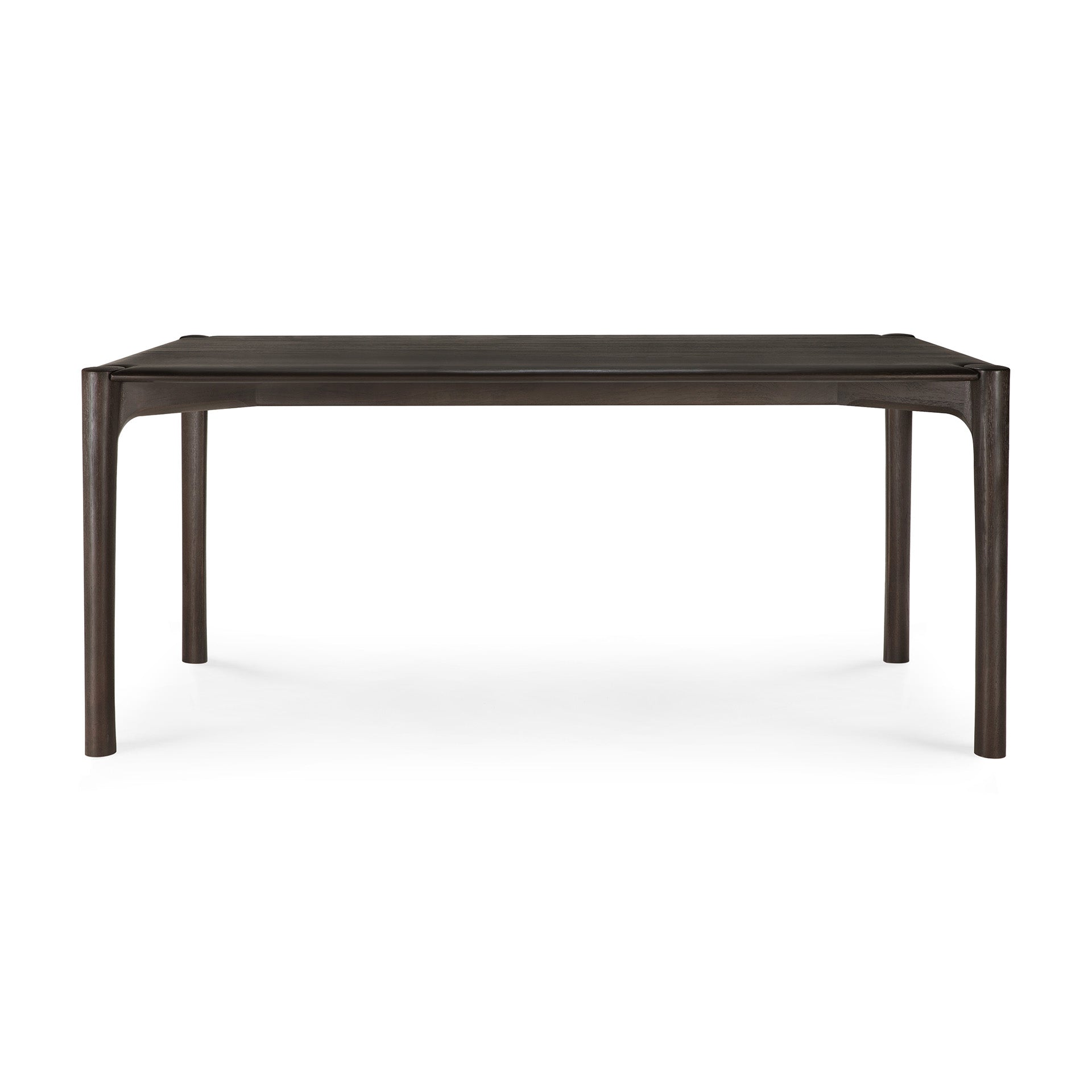 PI Dining Table, Teak Dark Brown - Goode Studio
