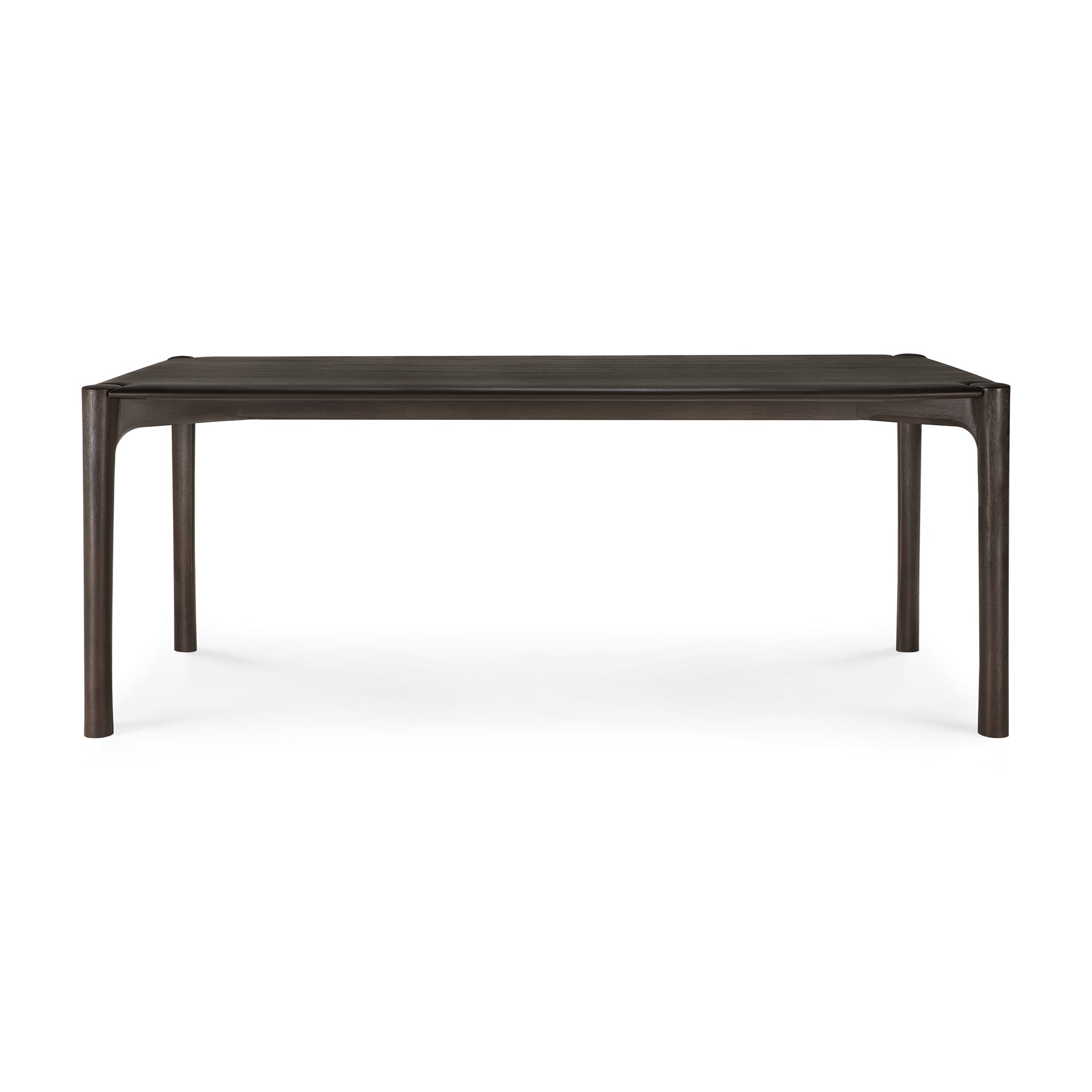 PI Dining Table, Teak Dark Brown - Goode Studio