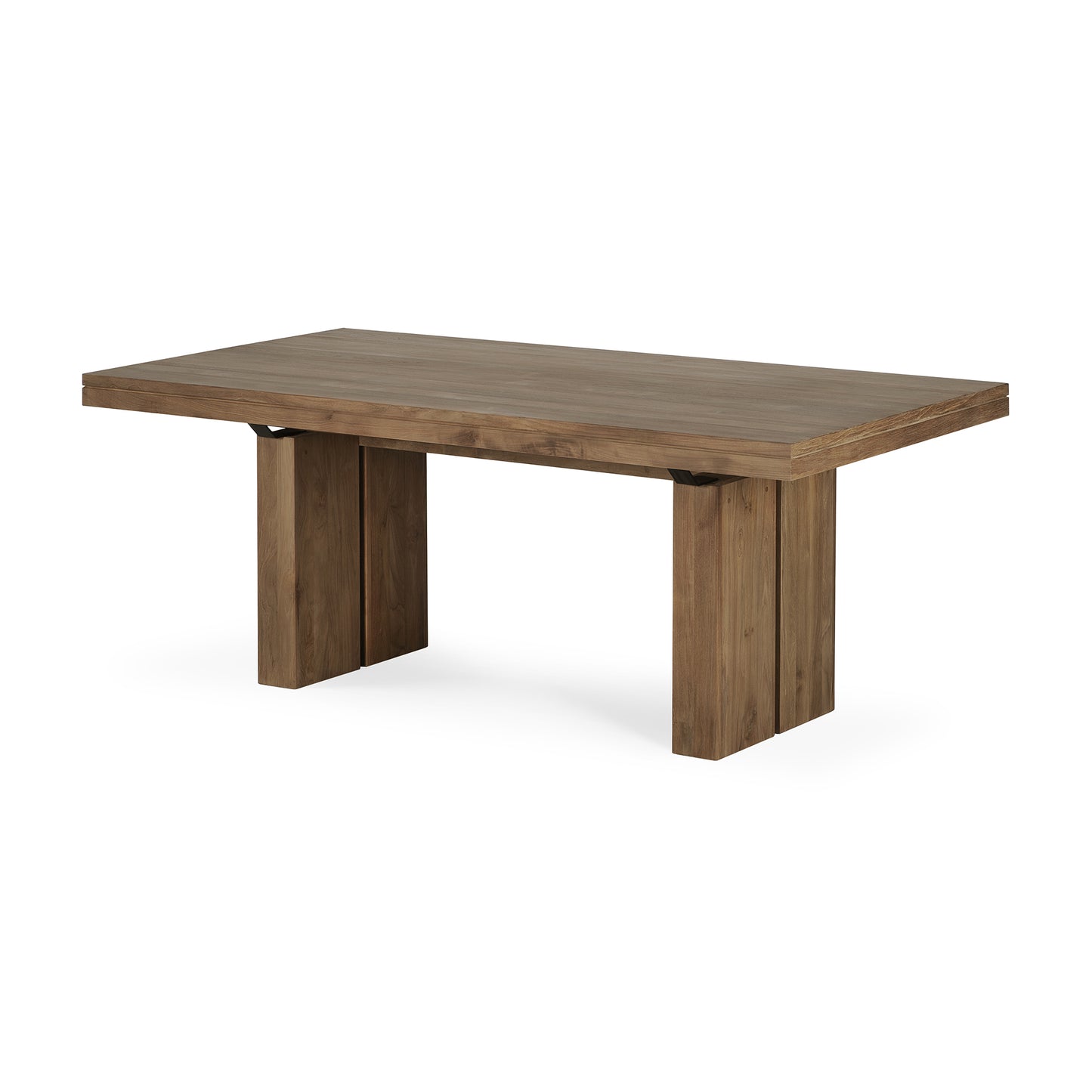 Double Teak Extendable Dining Table - Goode Studio