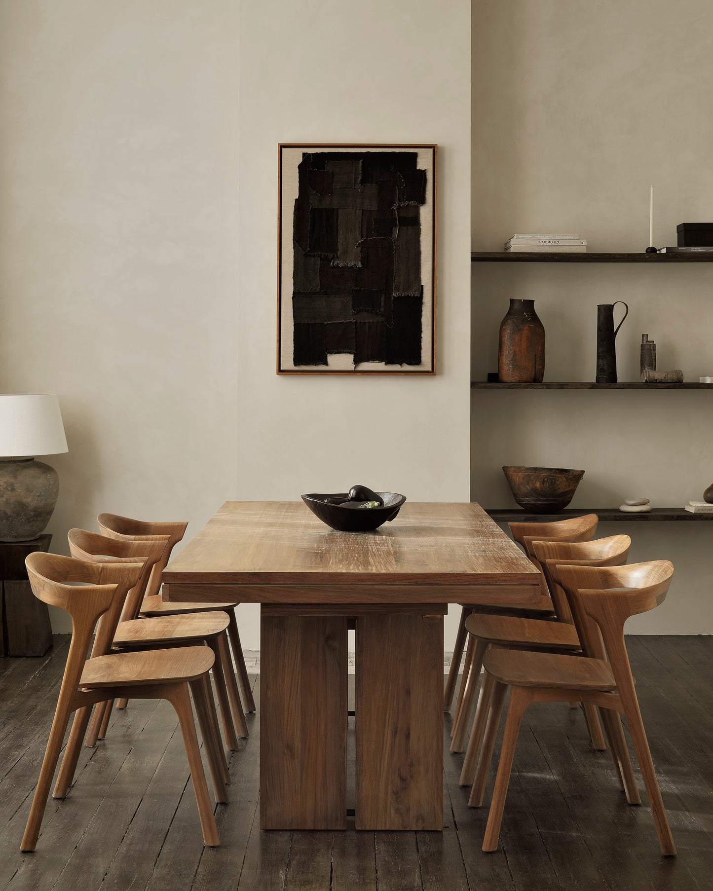 Teak-Double-extendable-dining-table-Teak-Bok-chair-Goode-Studio