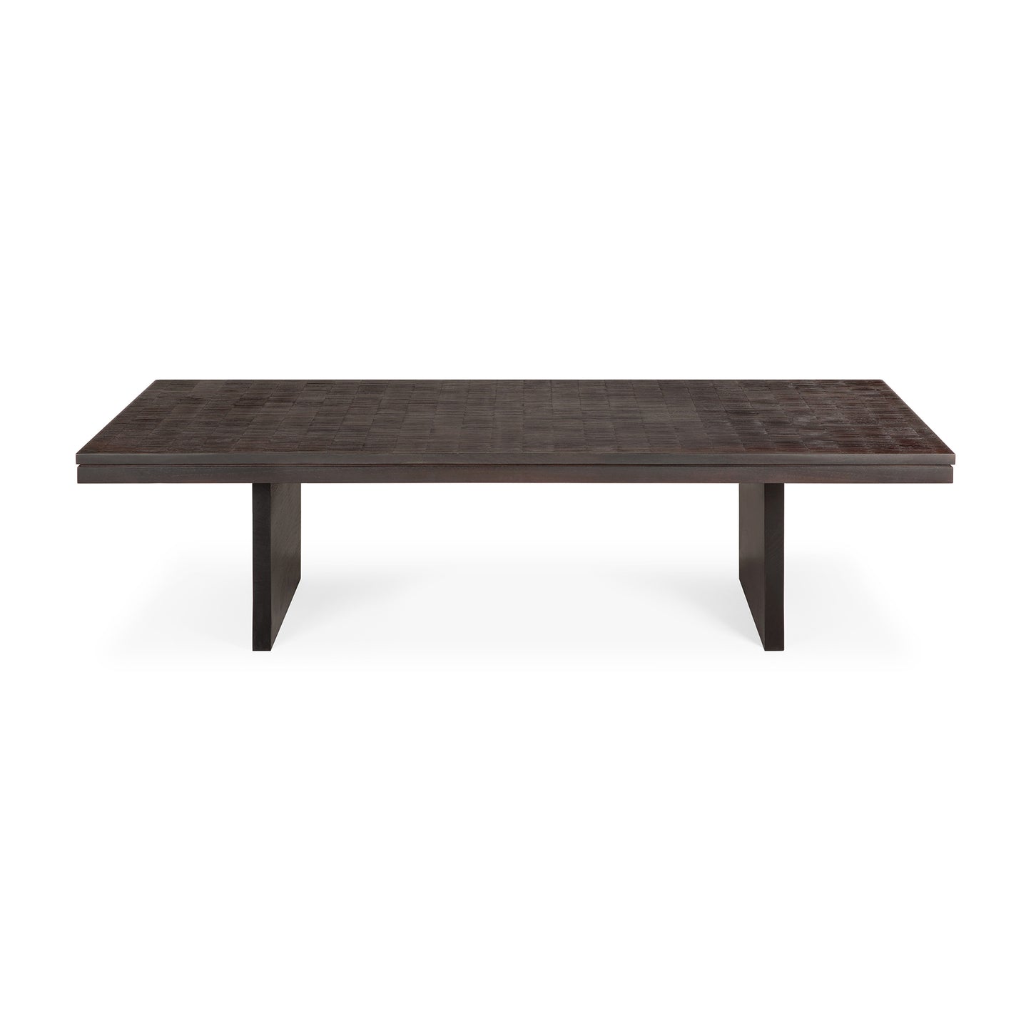 Grooves-coffee-table-varnished-teak-Off-Black-front-cut-Goode-Studio