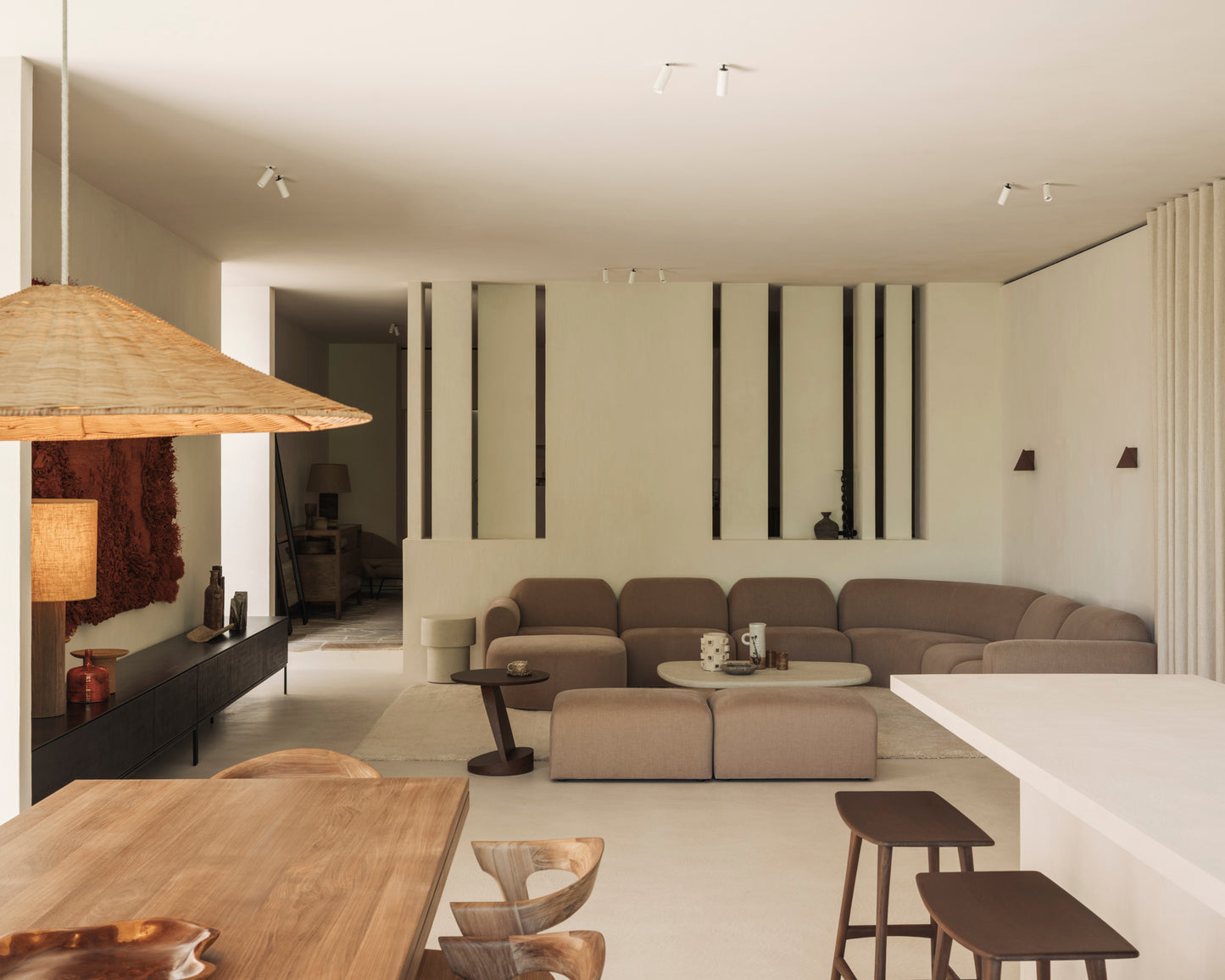 Bulky Modular Sofa, Light Sepia - Goode Studio